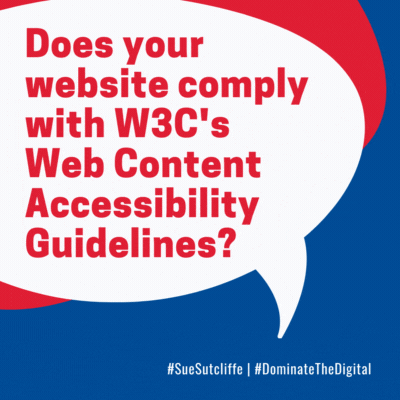 W3C's WCAG Web Content Accessibility Guidelines