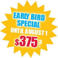 August Early Bird Special