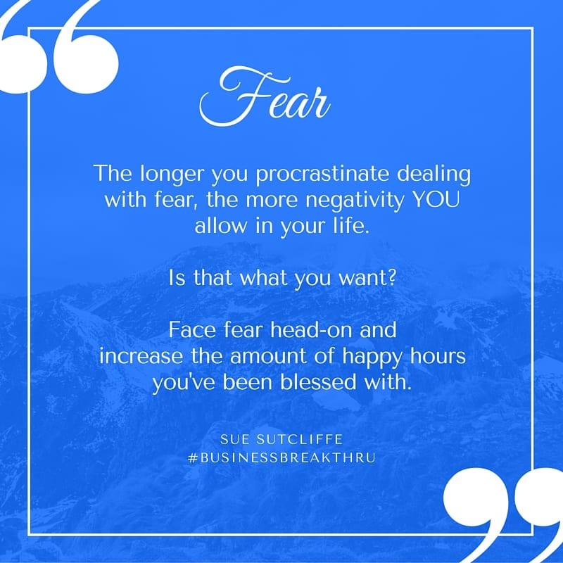 increase the amount of happy hours you've been blessed with. " ~Sue Sutcliffe #BusinessBreakthru