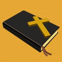 Christian Bible & Cross